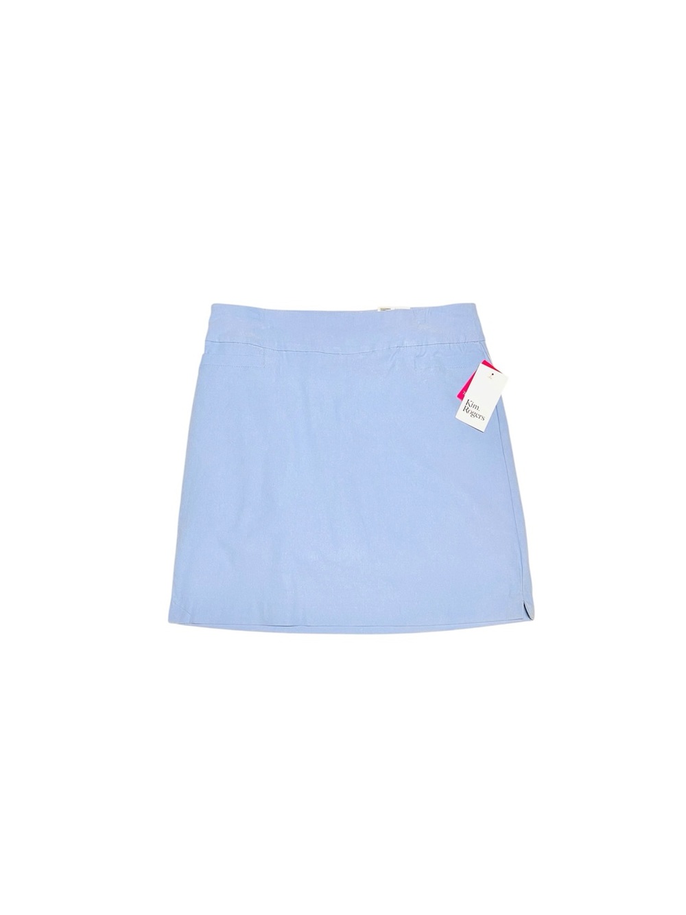 KIM ROGERS MILLENNIUM SKORT WOMENS MINI SKIRT TUMMY CONTROL BLUE COLOR SIZE 14
